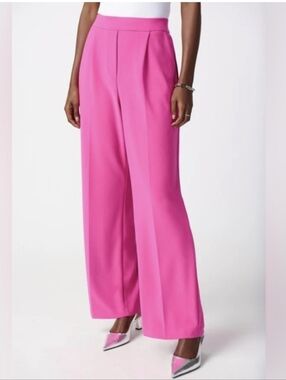 J. Ribkoff | Wide-Leg High-Waist Pink Pants